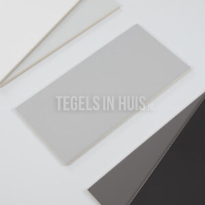 Wandtegel 20×40 mat zwart WAAMB732
