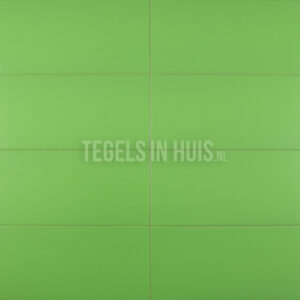 wandtegel 20x40 mat groen waamb466