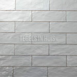 wandtegel 6,5x20 licht blauw handvormlook blue