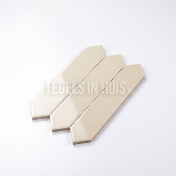 wandtegel arrow gardenia cream beige 5x25