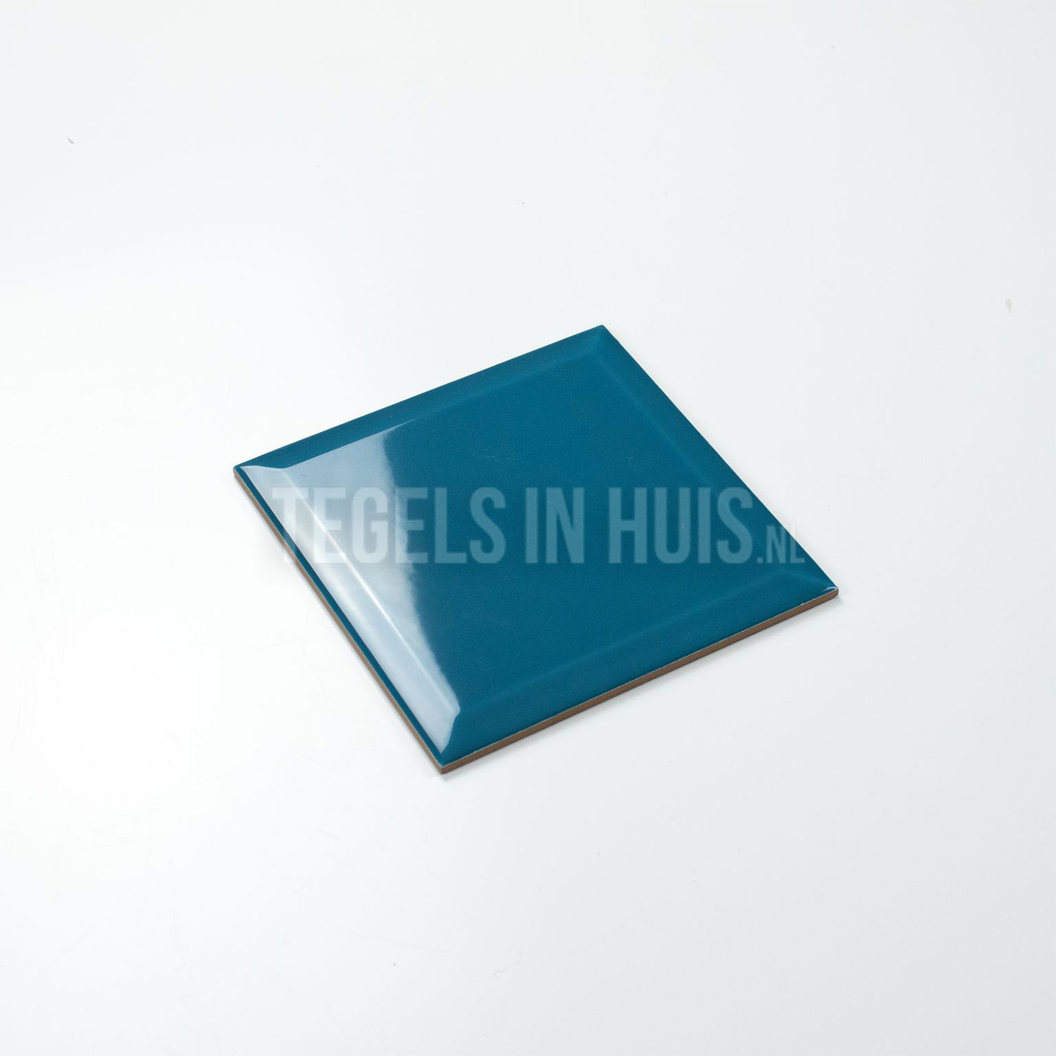 wandtegel capsule metro kalami blauw 15x15