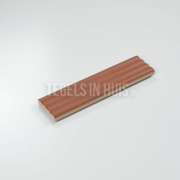 wandtegel costa nova onda terracotta mat 5x20