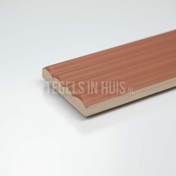 wandtegel costa nova onda terracotta mat 5x20