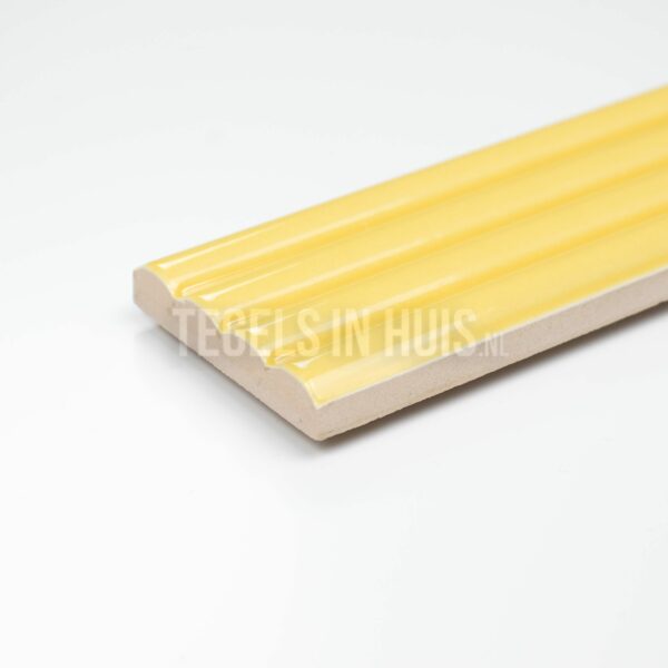 wandtegel costa nova onda geel glans 5x20