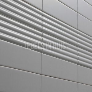 wandtegel costa nova onda grijs mat 5x20