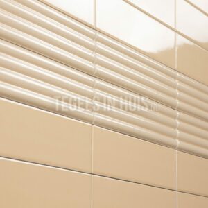 wandtegel costa nova onda straw zand glans 5x20