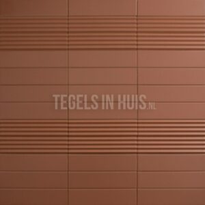 wandtegel costa nova praia terracotta mat 5x20