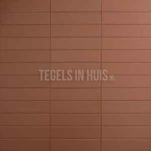 wandtegel costa nova terracotta mat 5x20