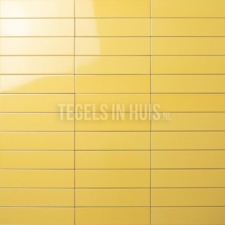 wandtegel costa nova geel glans 5x20