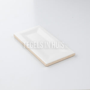 wandtegel evolution in metro mat wit 7,5x15 cm