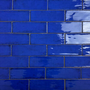 Wandtegel Fango kobalt blauw 5×15