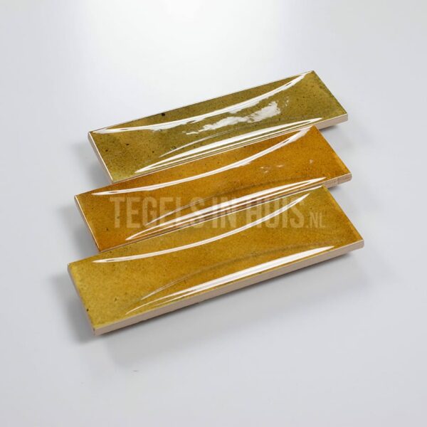 wandtegel hanoi caramel geel decor 6.5x20