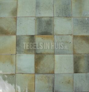 Wandtegel Hanoi celadon groen decor 10×10