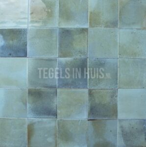 Wandtegel Hanoi celadon groen decor 10×10