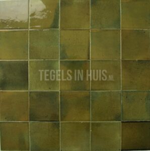 Wandtegel Hanoi celadon groen decor 10×10