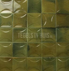 Wandtegel Hanoi celadon groen decor 10×10