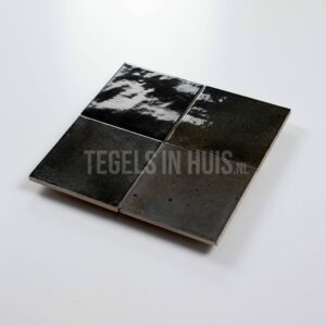 wandtegel hanoi zwart 10x10