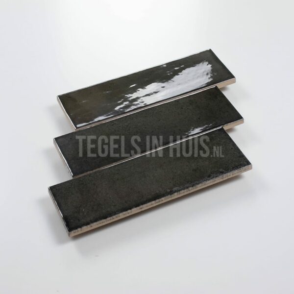 wandtegel hanoi zwart 6.5x20