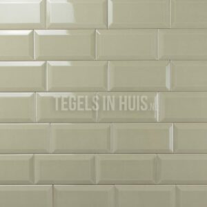 wandtegel metro tegels olijf groen glans 7.5x15