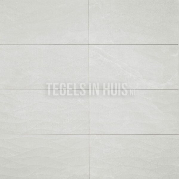 wandtegel pietra bo decor wit mat 25x50