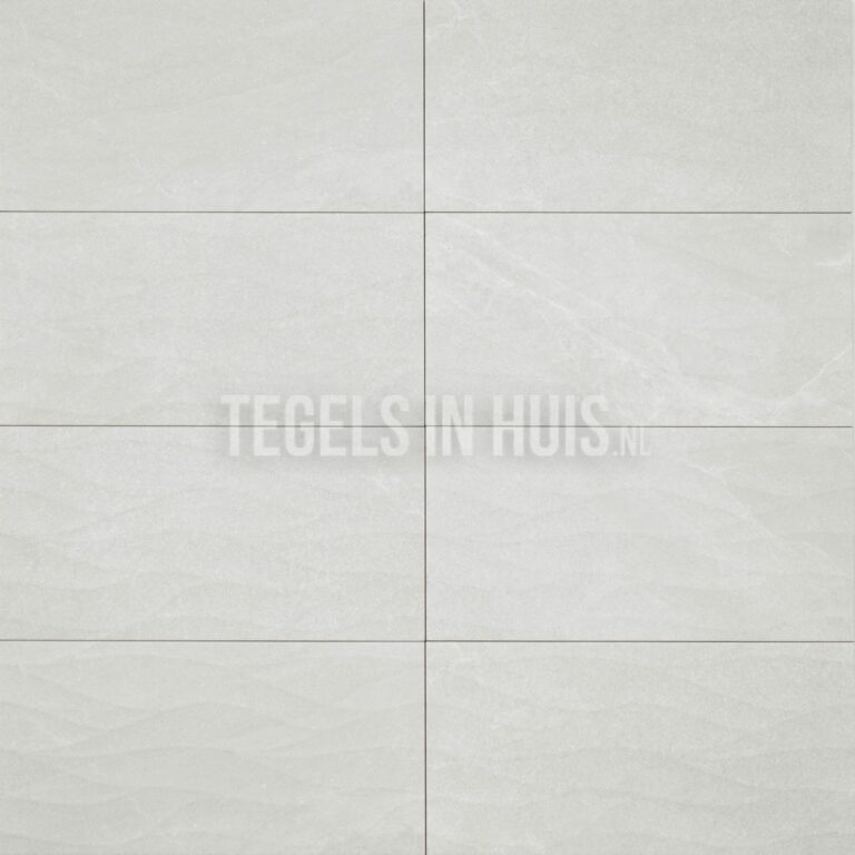 wandtegel pietra bo decor wit mat 25x50