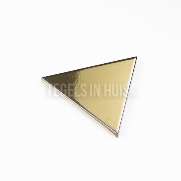 wandtegel scale triangolo driehoek goud glans 10.8x12.4 craquelé