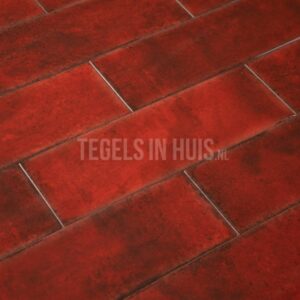 wandtegel titan ruby rood glans 10x30