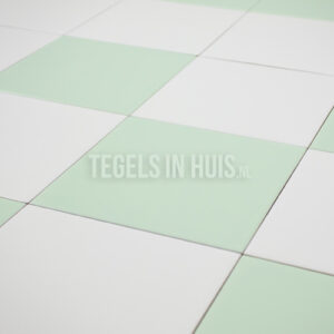 wandtegels verde groen mat 15x15