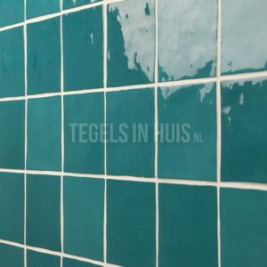 wandtegel zellige rio azul bondi blauw glans 10x10