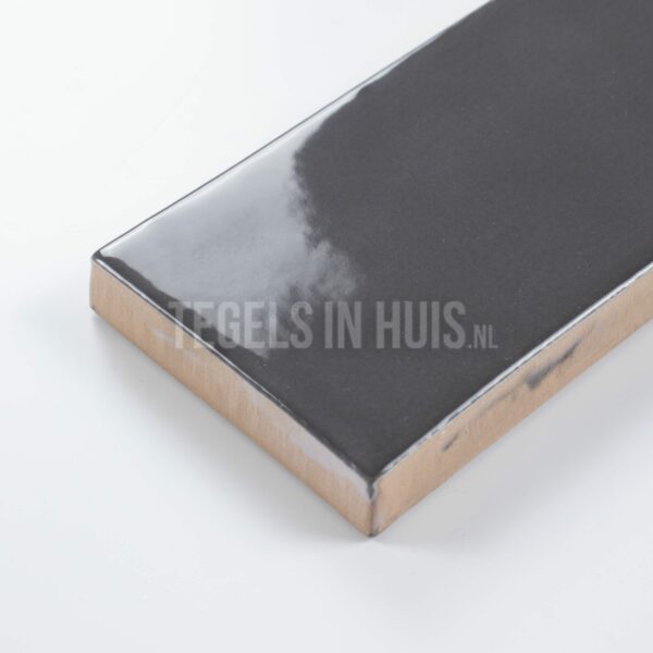 wandtegel zellige rio preto antraciet glans 5x15