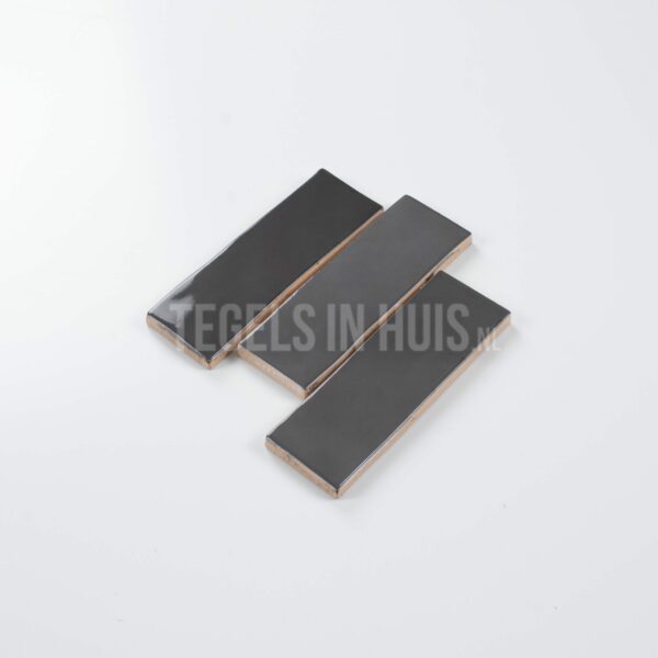 wandtegel zellige rio preto antraciet glans 5x15