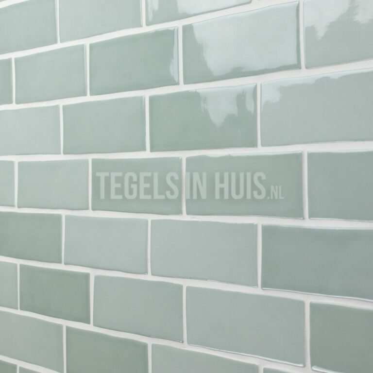 wandtegel zellige rio verde cha mint glans 5x15