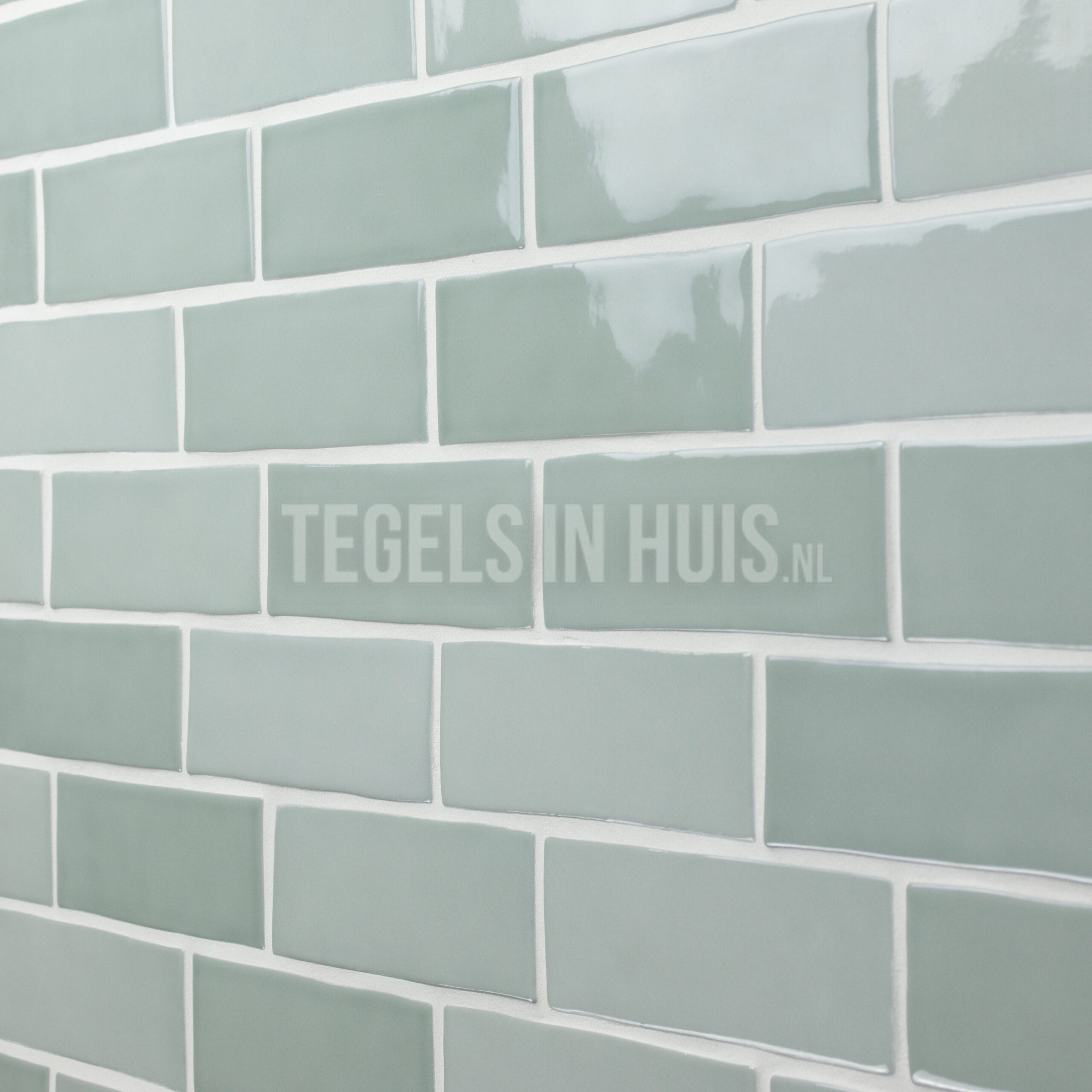 wandtegel zellige rio verde cha mint glans 5x15