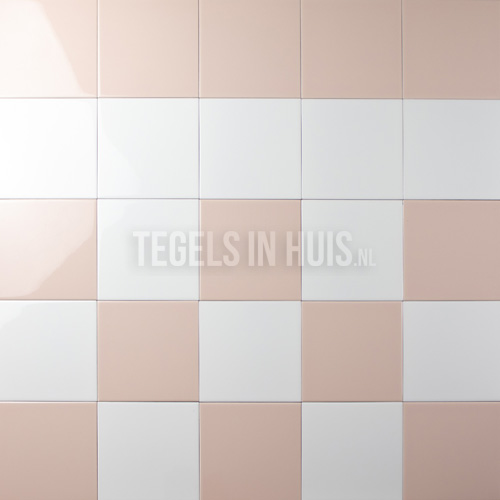 wandtegels rosa glans 15x15