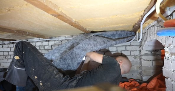 vloerisolatie plaatsen van folie