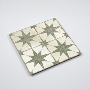 vintage vloertegel fs star s sage groen 45x45cm 4 in 1