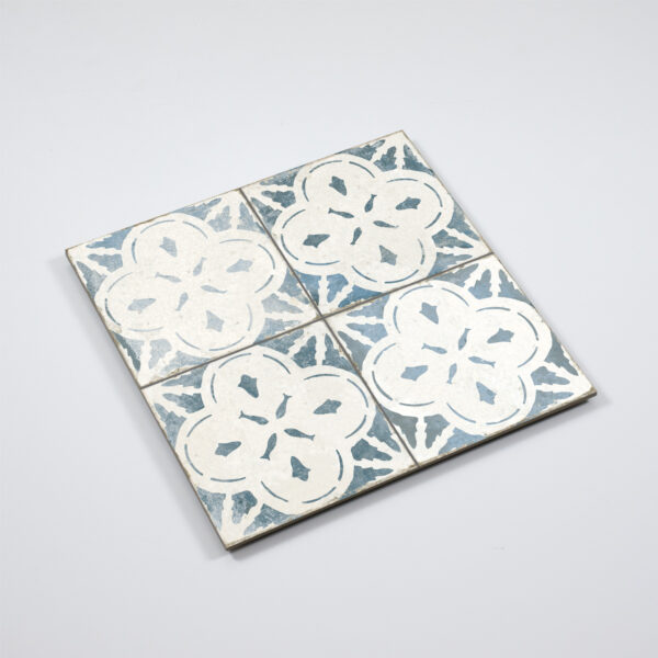 vloertegel fs aurora blue blauw 45x45cm 4 in 1