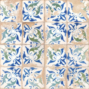 vloertegel fs heritage leaves 45x45cm 4 in 1