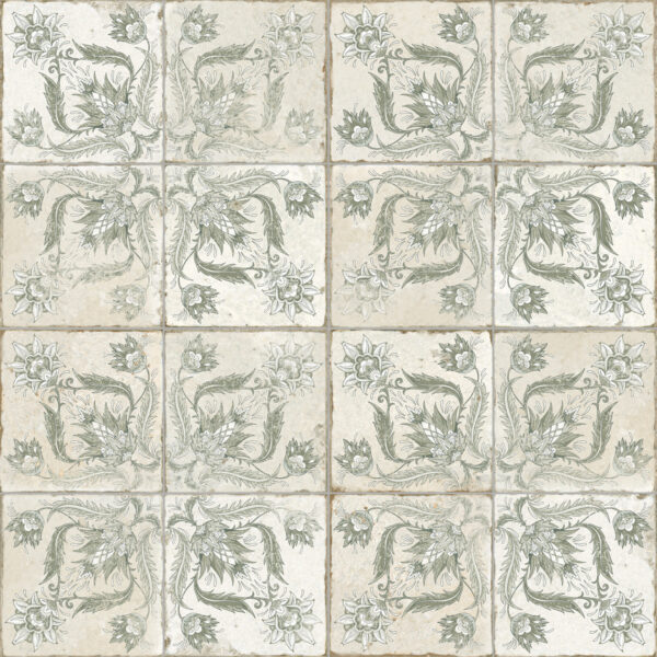 vloertegel fs ivy sage groen 45x45cm 4 in 1