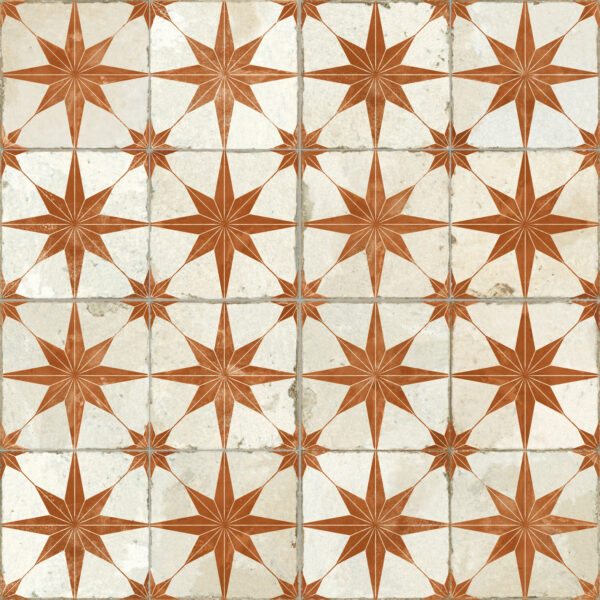 vloertegel fs star o oxide rood bruin 45x45cm 4 in 1