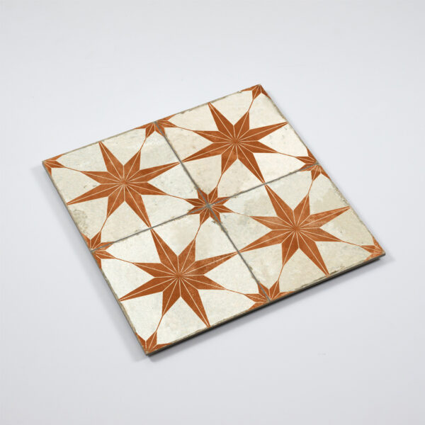 vloertegel fs star o oxide rood bruin 45x45cm 4 in 1