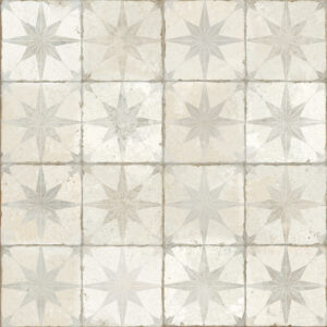 Vintage vloertegel FS Star N zwart 45x45cm 4 in 1