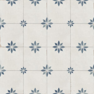 vloertegel savannah blauw 45x45 cm ( 4 in 1 tegel ) vintage
