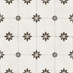 vloertegel savannah zwart 45x45 cm ( 4 in 1 tegel ) vintage