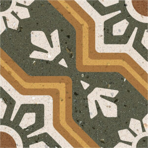 vloertegel vintage rabat groen 20x20