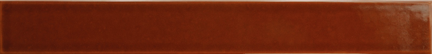 wandtegel langwerpig vitral caramel bruin craquelé 5x40