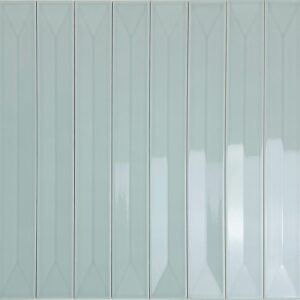 wandtegel langwerpig vitral licht blauw decor axis 5x40