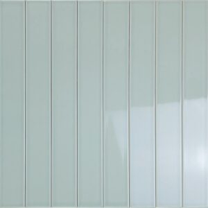 wandtegel langwerpig vitral licht blauw 5x40