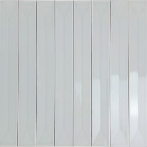wandtegel langwerpig vitral licht grijs decor axis 5x40