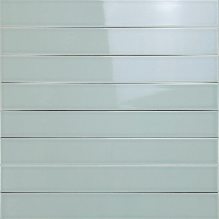 wandtegel langwerpig vitral licht blauw 5x40